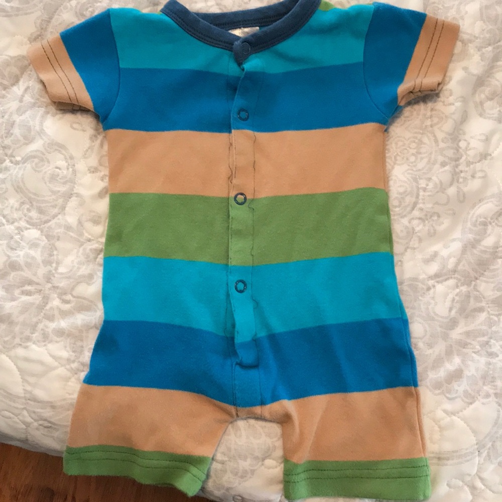 Sweet peanut short onesie